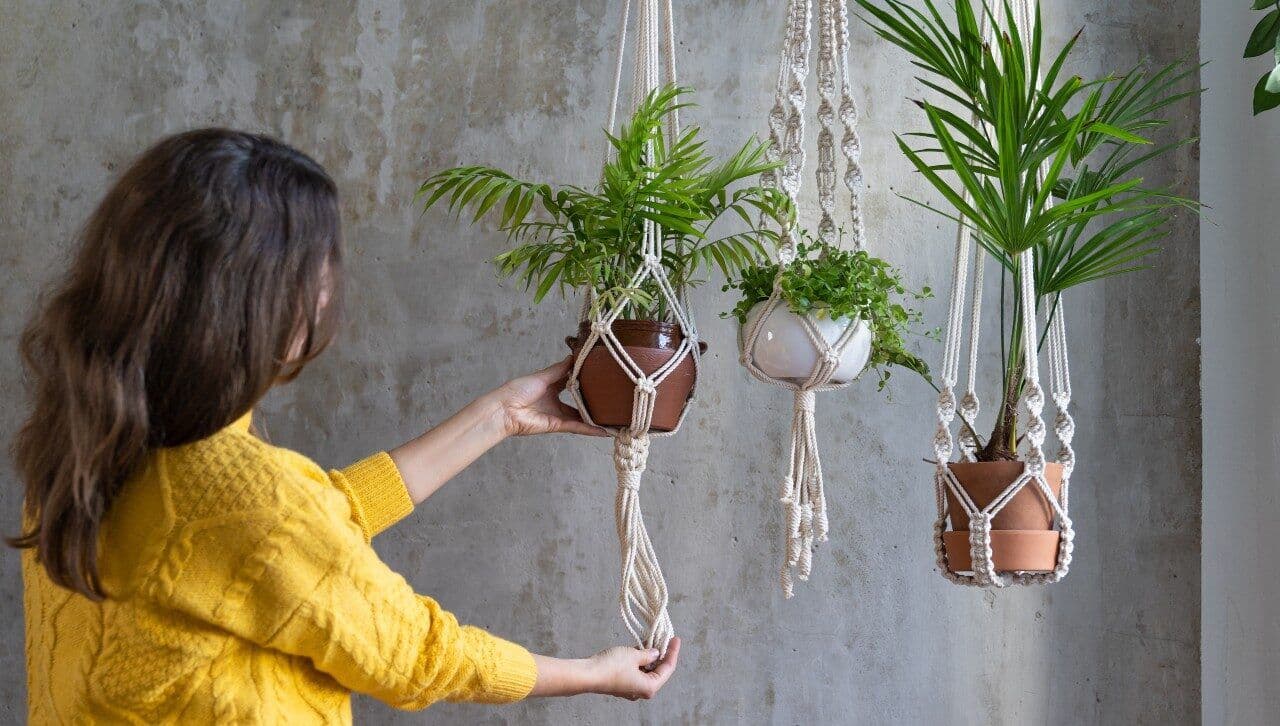 macrame hangers