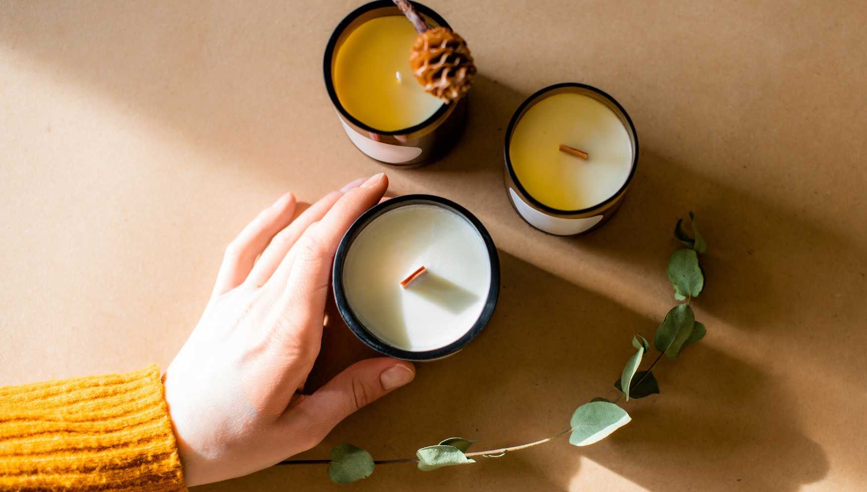 3 eco friendly candles