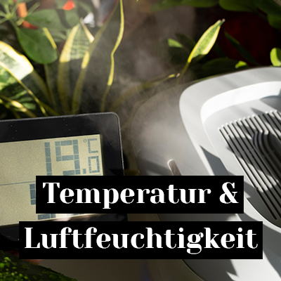 temperatur und luftfeuchtigkeit