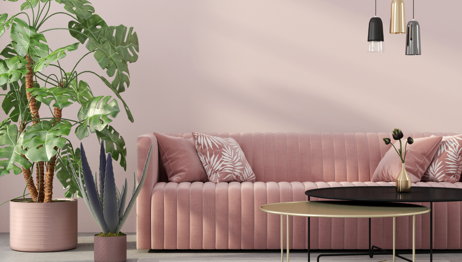 Pink interior