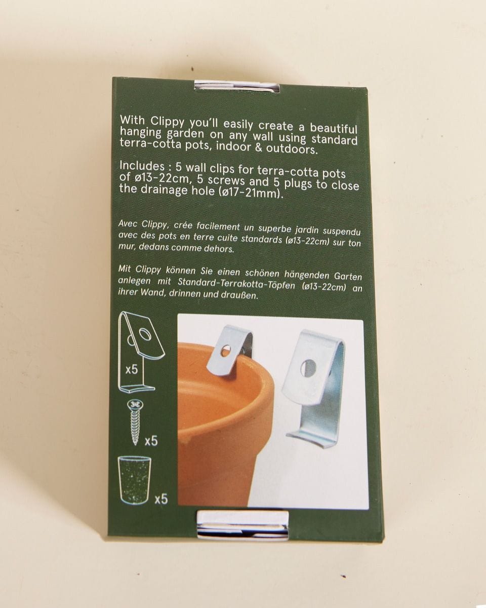 Kit de montage mural Clippy Pour 5 pots