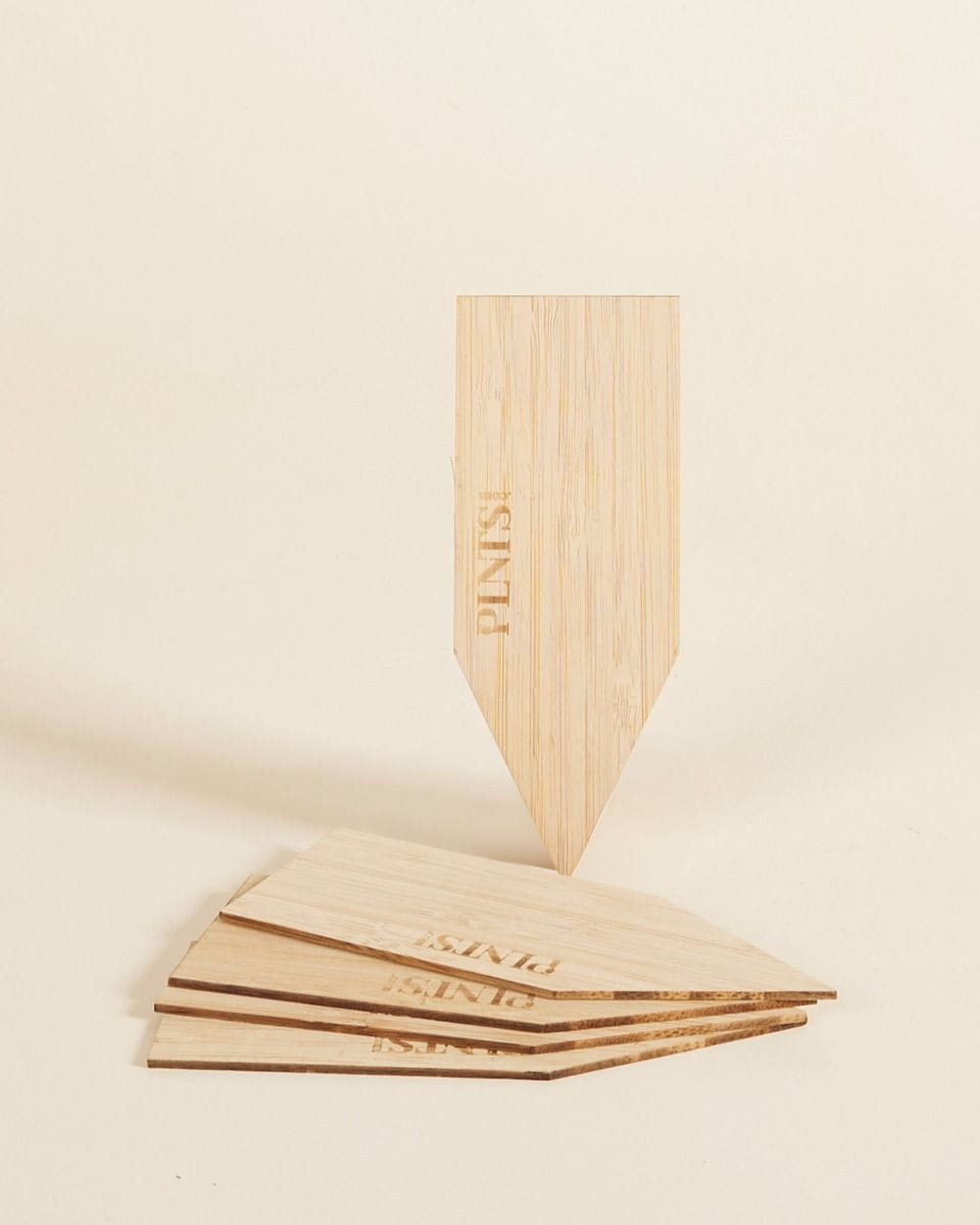 PLNTS Labels Wood Set of 5