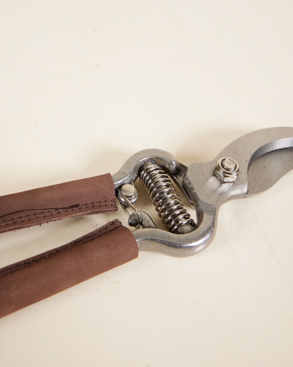Pruning shears Leather handle
