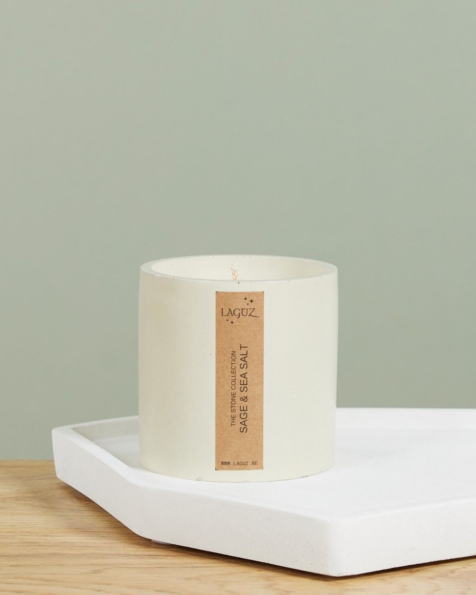 Stoney Sage & Sea Salt Scented Candle Soy
