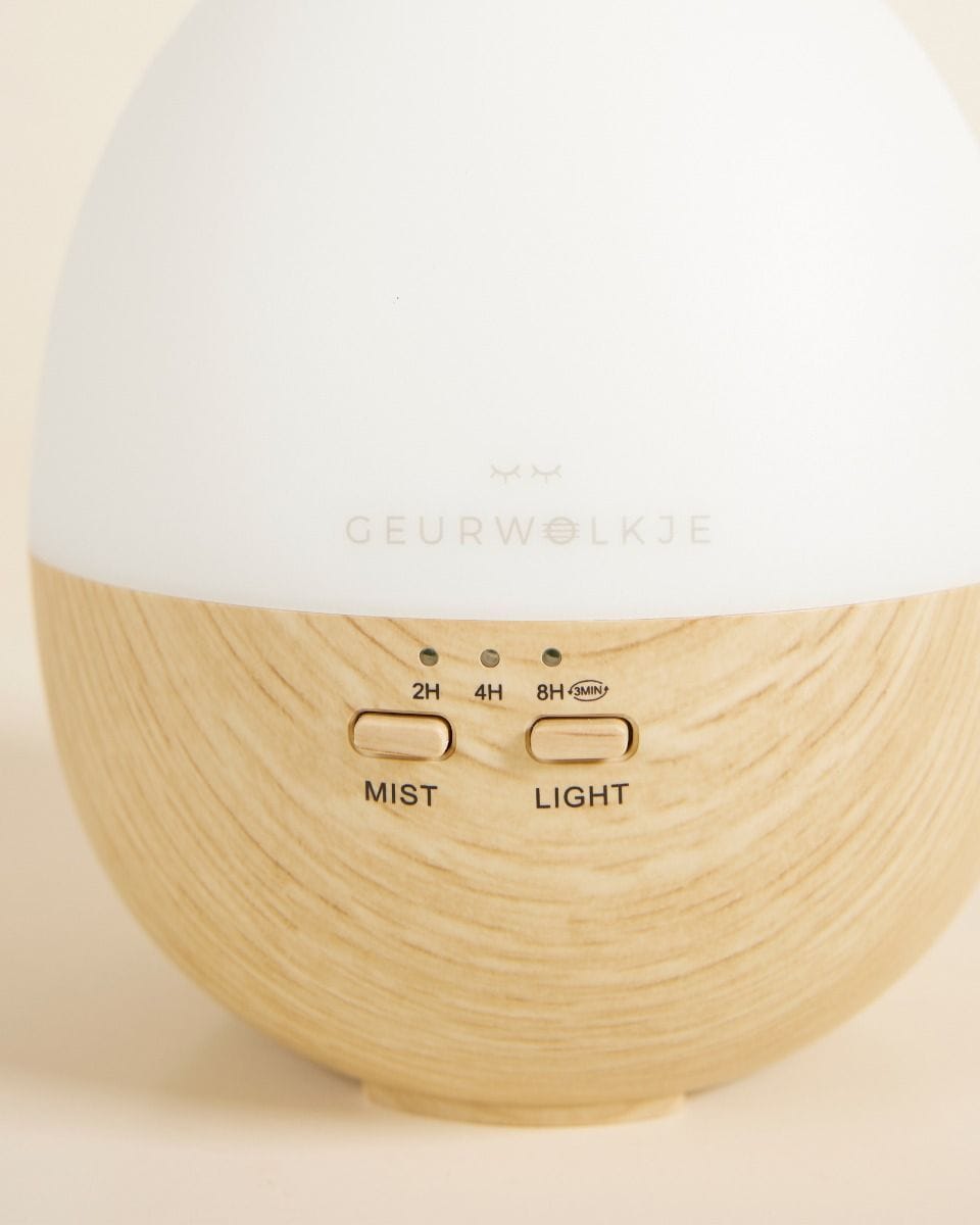 Geurwolkje® Aroma Diffuser Light Wood