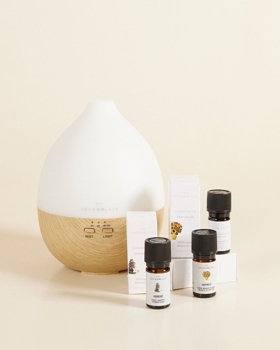 Geurwolkje® Aroma Diffuser Light Wood