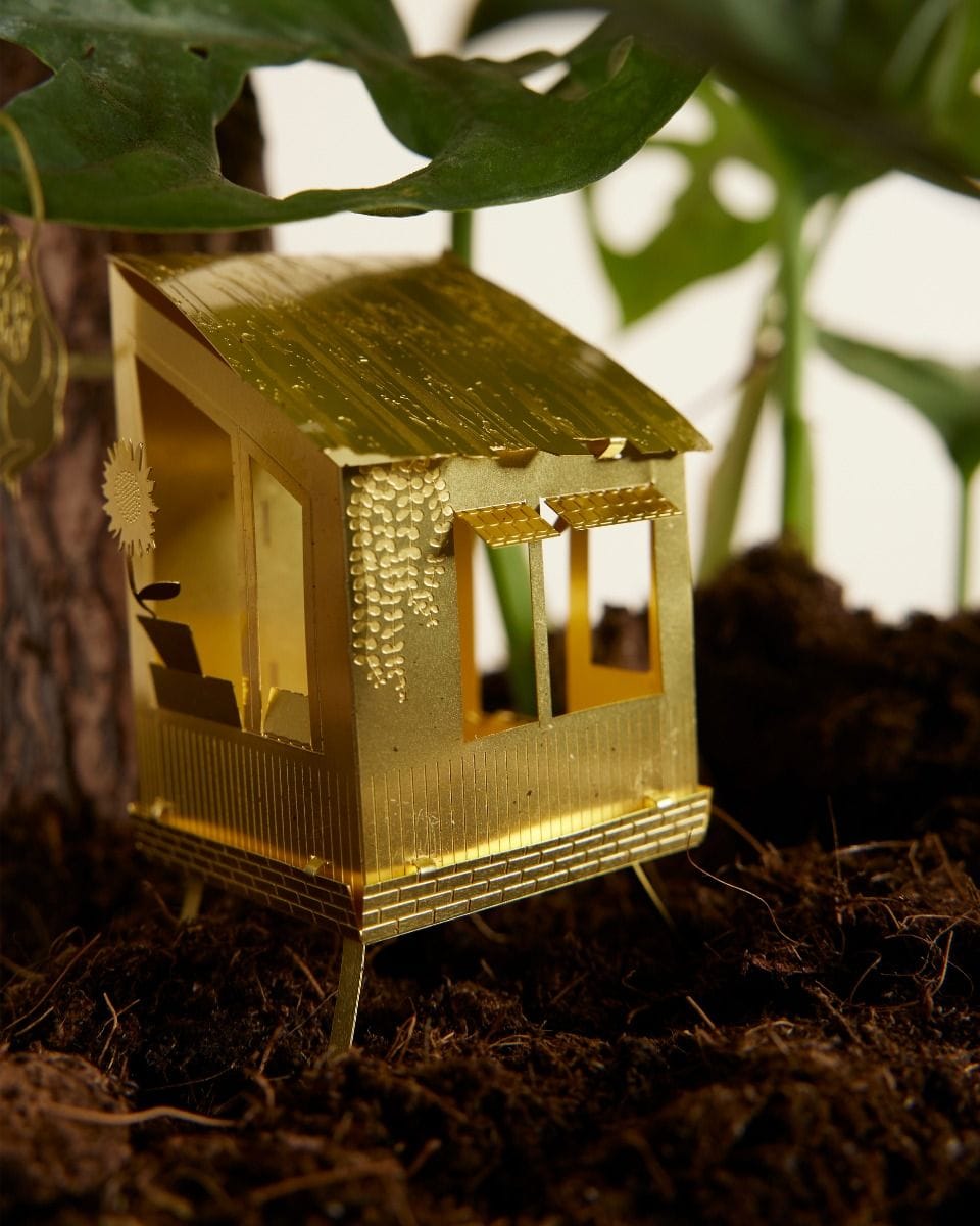Tiny Tree House Terrarium decoration