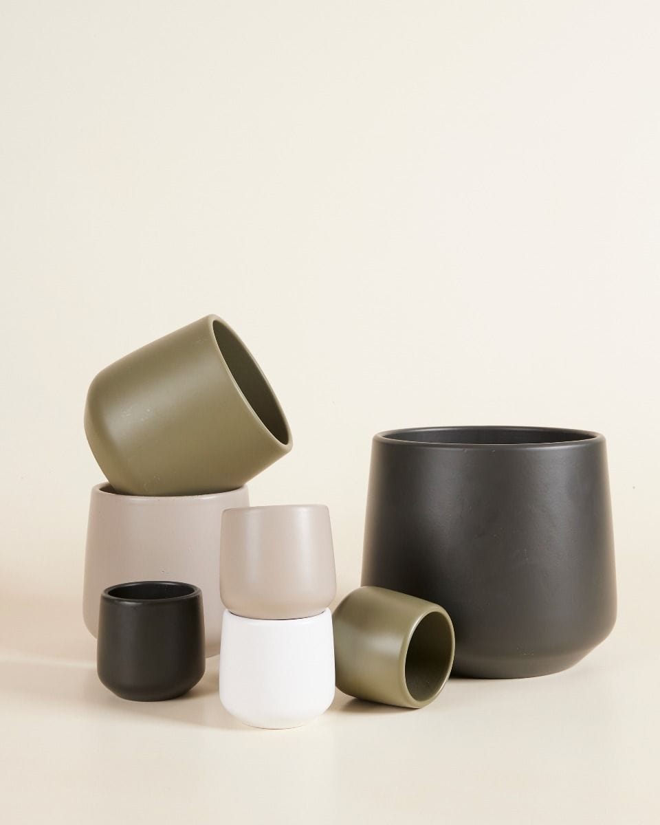 Amber Pot Black Ø 17 cm
