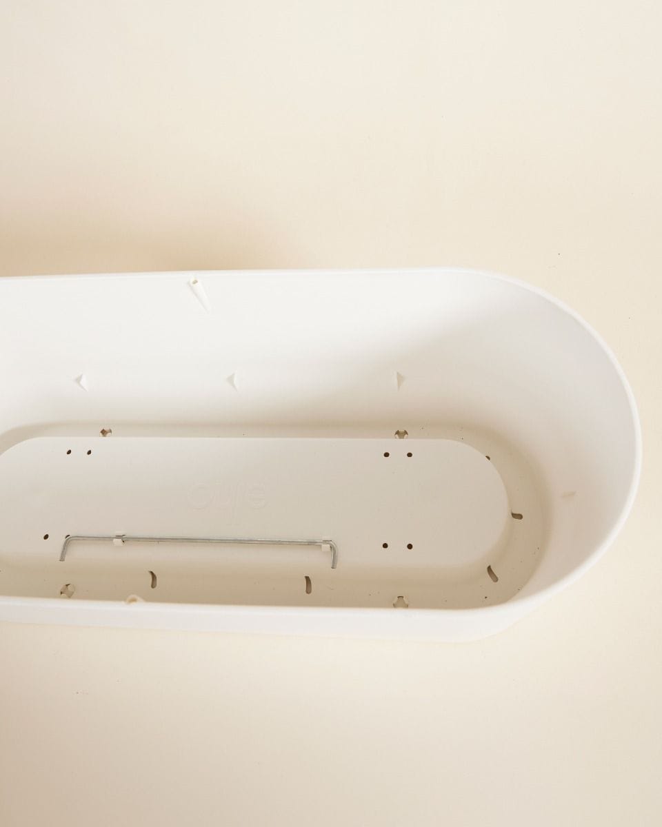Elho Miles Oval Pot White 50 cm