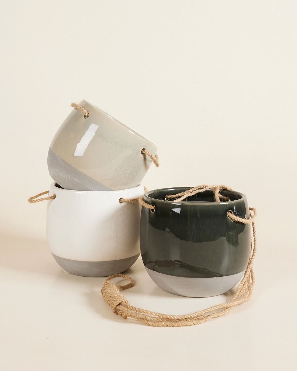 Nea Hanging Pot White Ø 13 cm