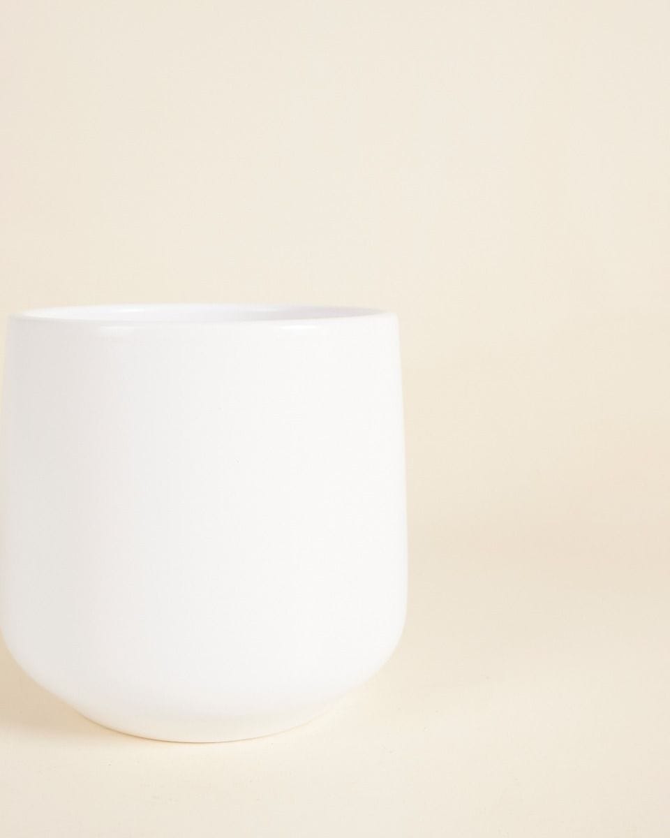 Amber Pot White Ø 12 cm