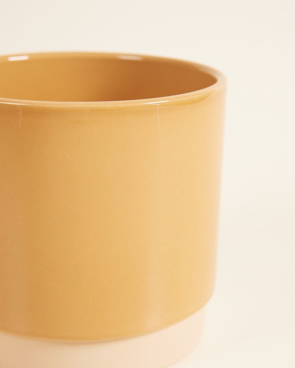 Pot Lisa Ocre Poussiéreux Ø 15 cm