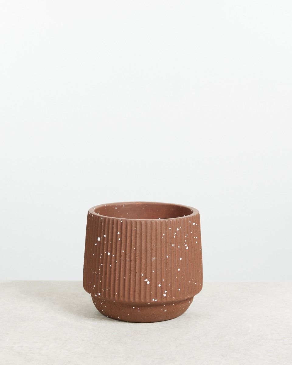 Connie Speckled Pot Brown