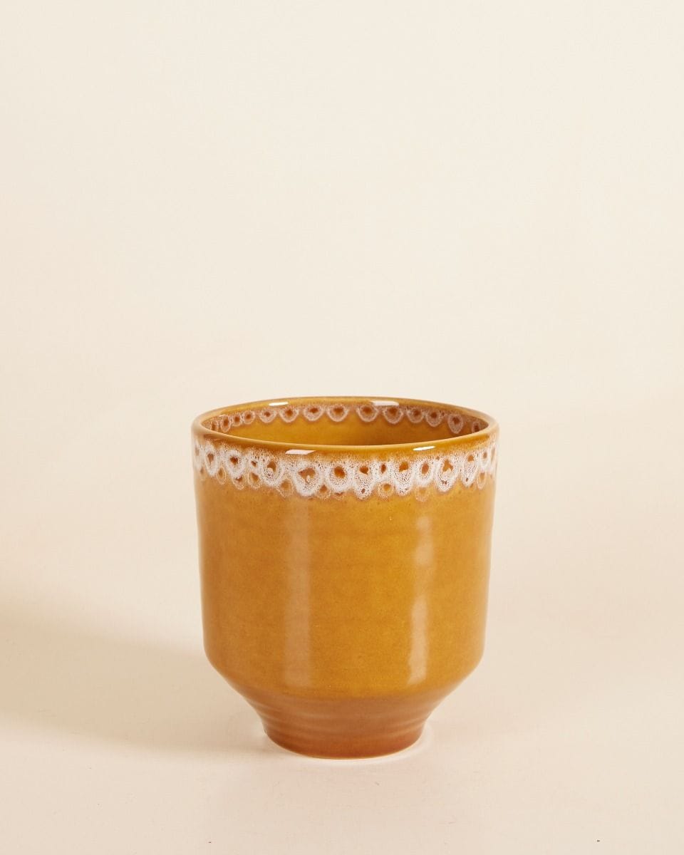 Otis Pot Ocher Ø 13 cm