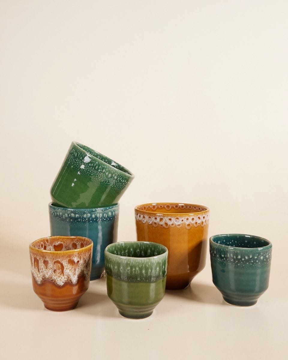 Otis Pot Ocher Ø 13 cm