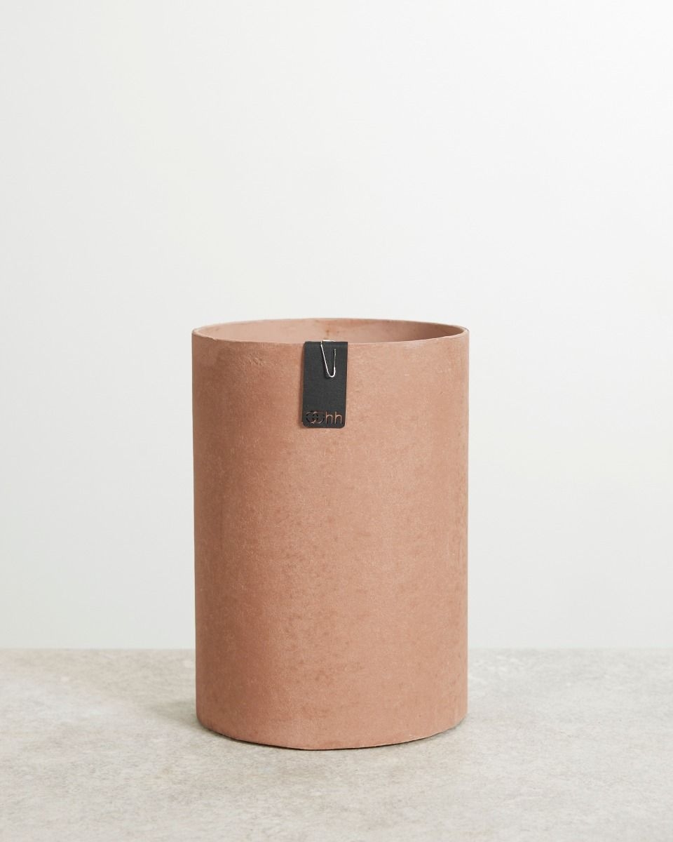 Tess Vase Pot Rustic Brown