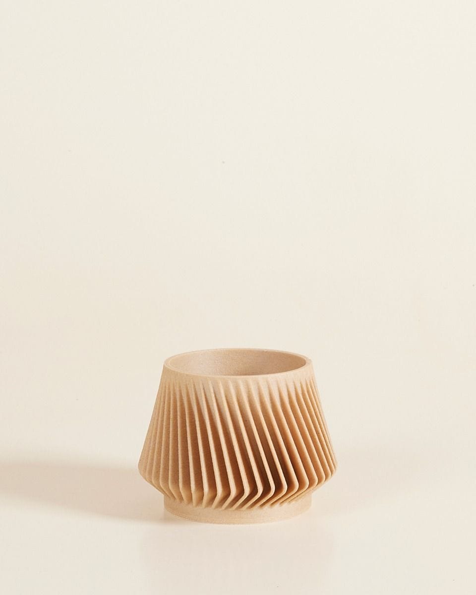 Baby Robin Wood Pot Zigzag Ø 5.5 cm