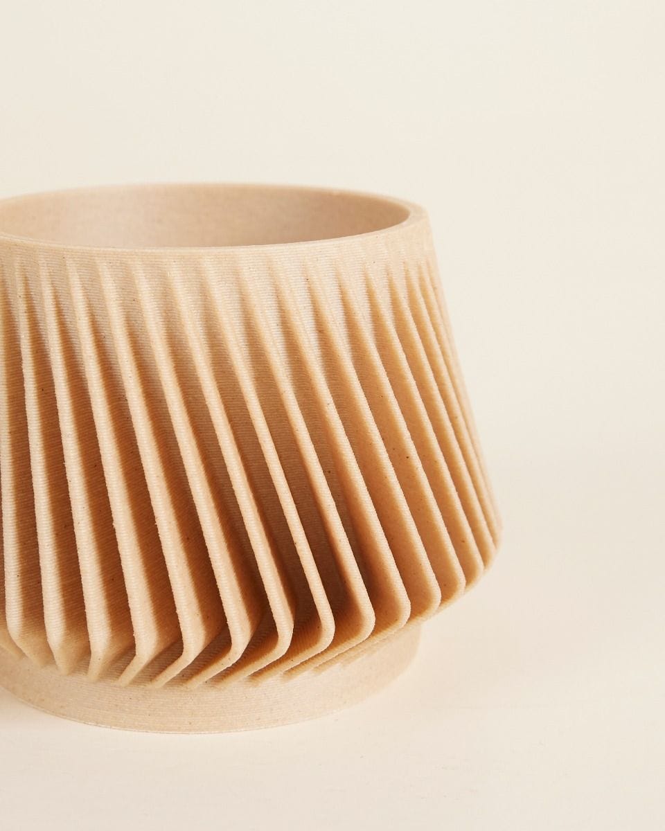 Baby Robin Wood Pot Zigzag Ø 5.5 cm