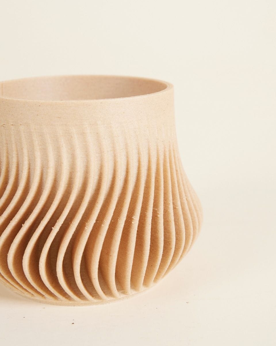 Bebé Robin Wood Pot Wavy Ø 5.5 cm
