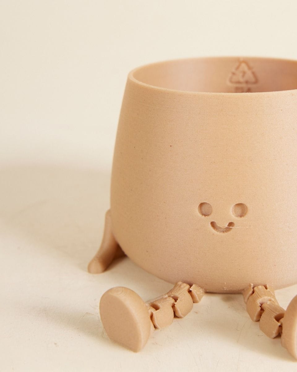 Bébé Flexible Legs Harry Pot Beige Ø 6 cm