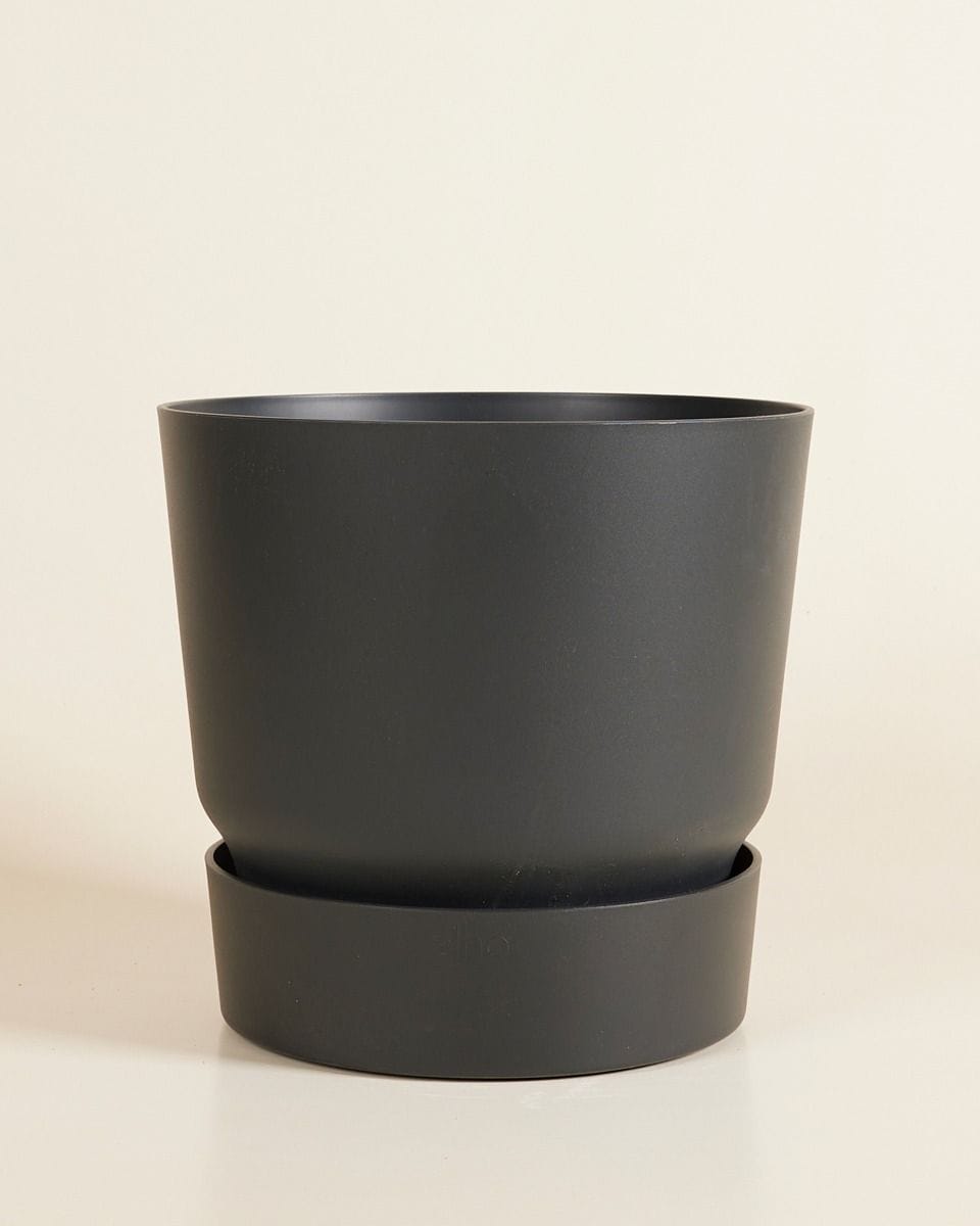 Elho Miles Round Pot Black 24 cm