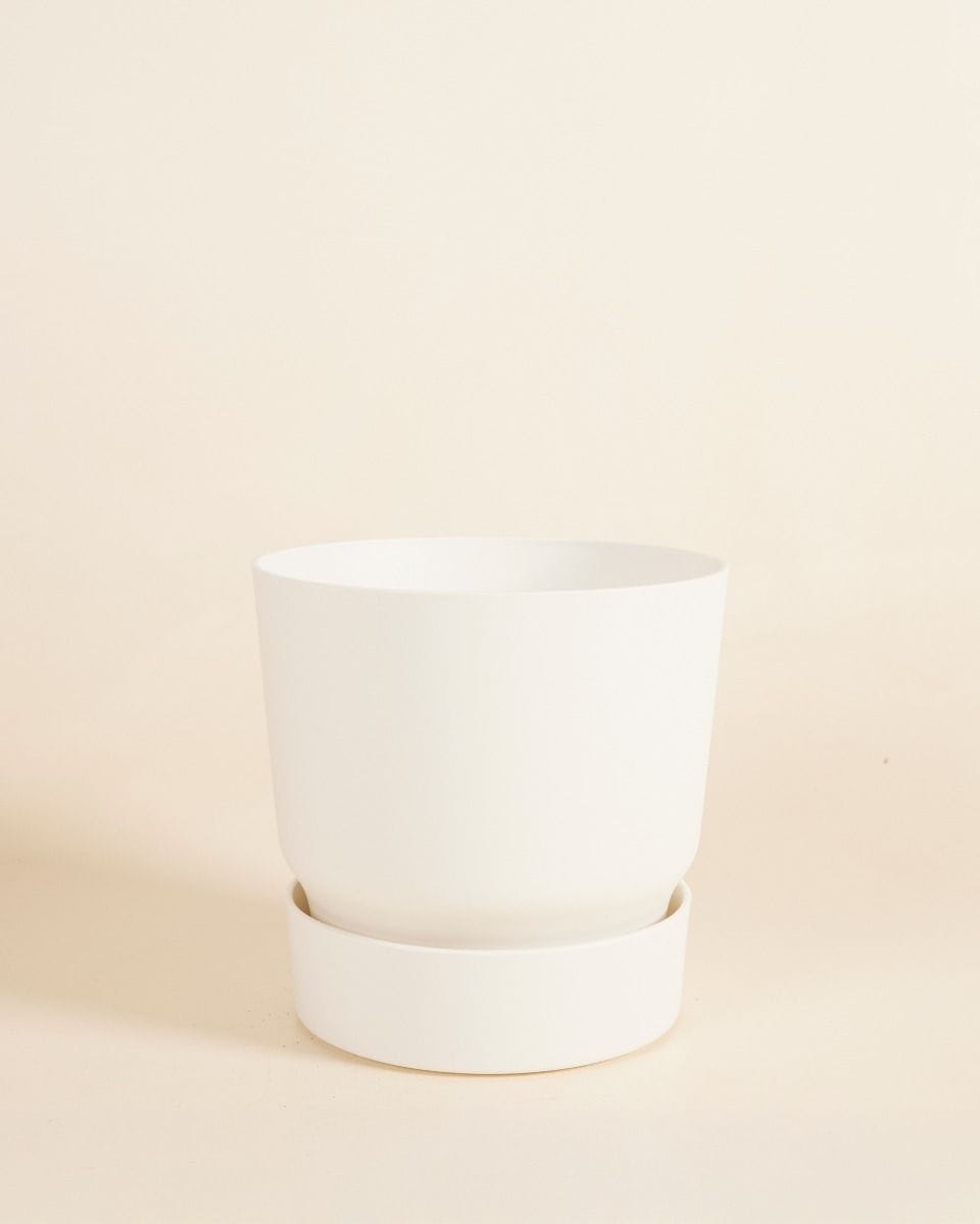 Vaso rotondo Elho Miles bianco Ø 18.5 cm