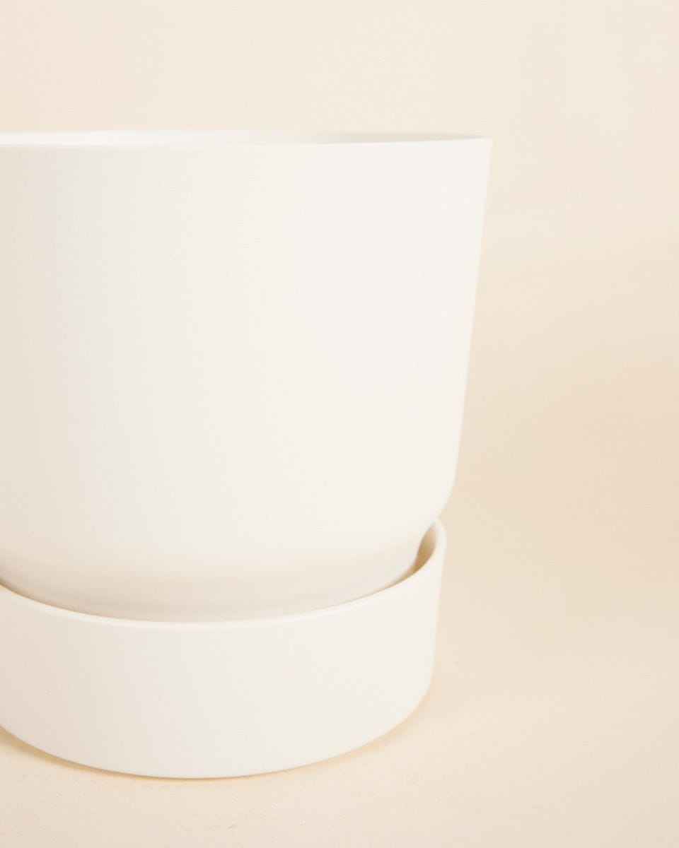Vaso rotondo Elho Miles bianco Ø 18.5 cm