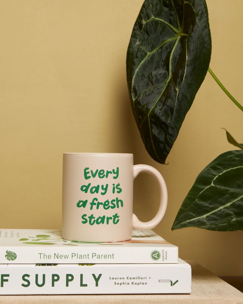 PLNTS Mug Everyday is a fresh start