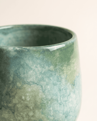 Hugo Pot Green Ø 16 cm