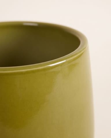 Amber Pot Green Ø 17 cm