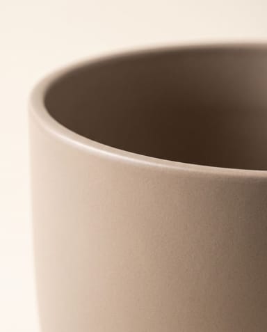 Tusca Pot Taupe Matt Ø 14.5 cm