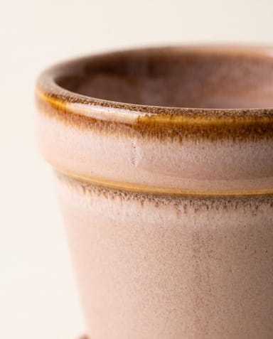 Baby Clint Pot with Saucer Light Pink Ø 7.5 cm