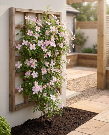 Clematis Waldrebe Tetrarose