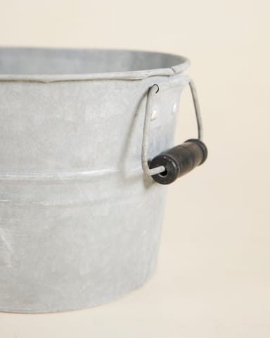 Harper Oval Planter Zinc 54 x 16 x 12 cm
