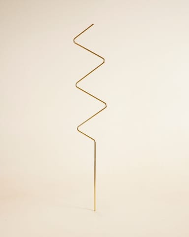 ZigZag Plantstake Brass