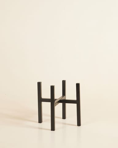 Paula Pot Stand  Black 16 cm