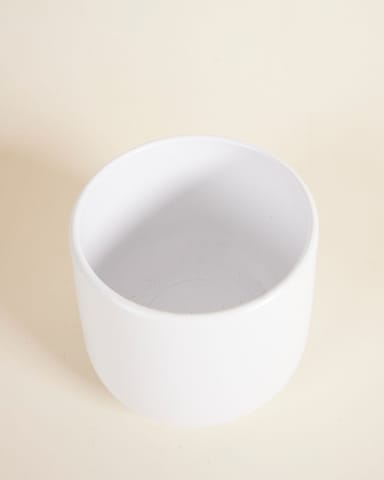 Amber Pot White Ø 17 cm