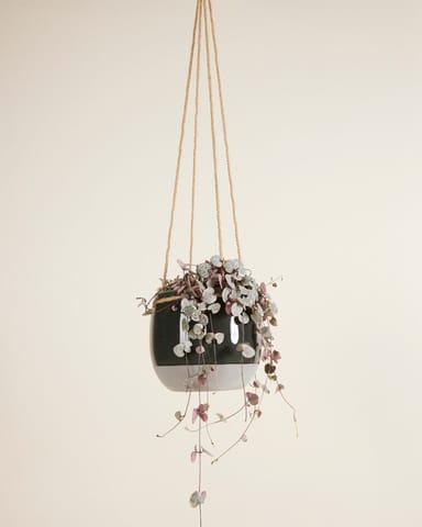 Nea Hanging Pot Grey Ø 13 cm