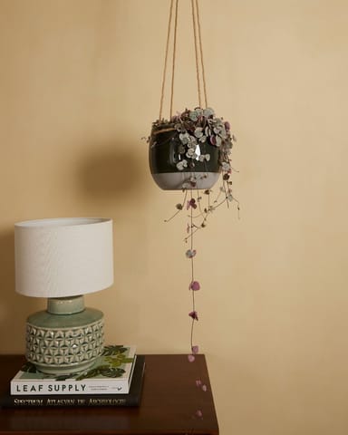 Nea Hanging Pot Grey Ø 13 cm