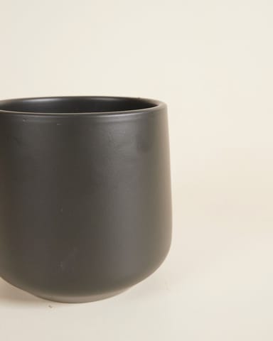 Amber Pot Zwart Ø 12 cm