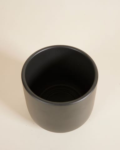 Amber Pot Zwart Ø 12 cm