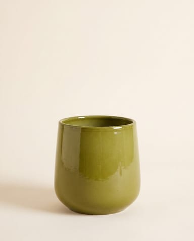 Amber Pot Green Ø 12 cm