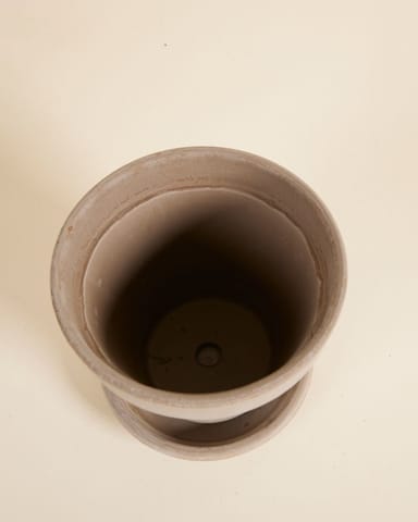 Pot en terre cuite Gris Ø 16 cm