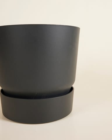 Elho Miles Round Pot Black 24 cm