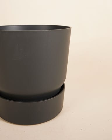 Elho Miles Round Pot Black Ø 18.5 cm