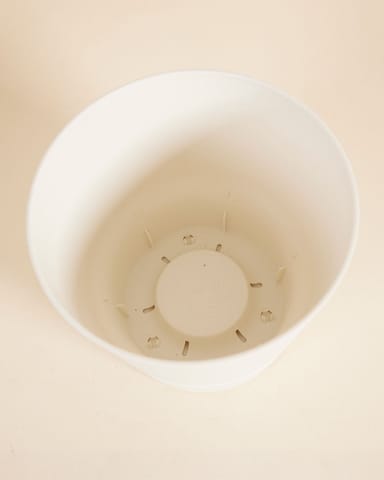 Elho Miles Runder Topf Weiß Ø 18.5 cm