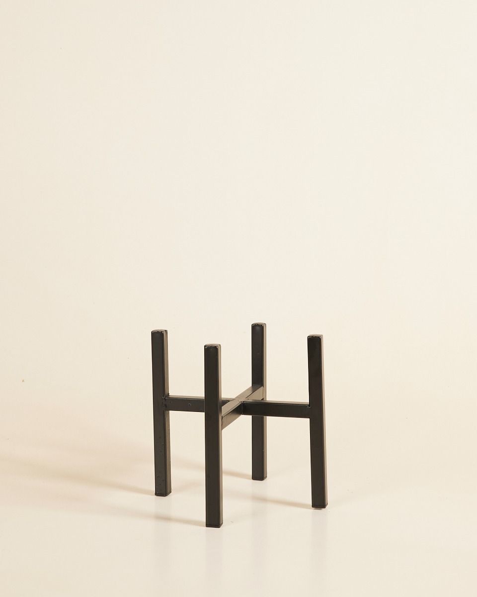Paula Pot Stand  Black 16 cm
