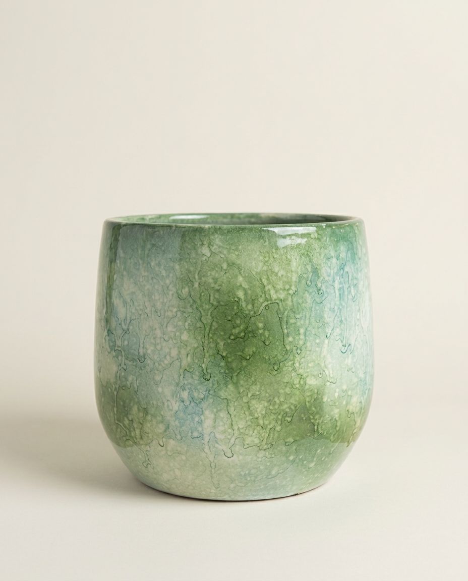 Hugo Pot Green Ø 19 cm