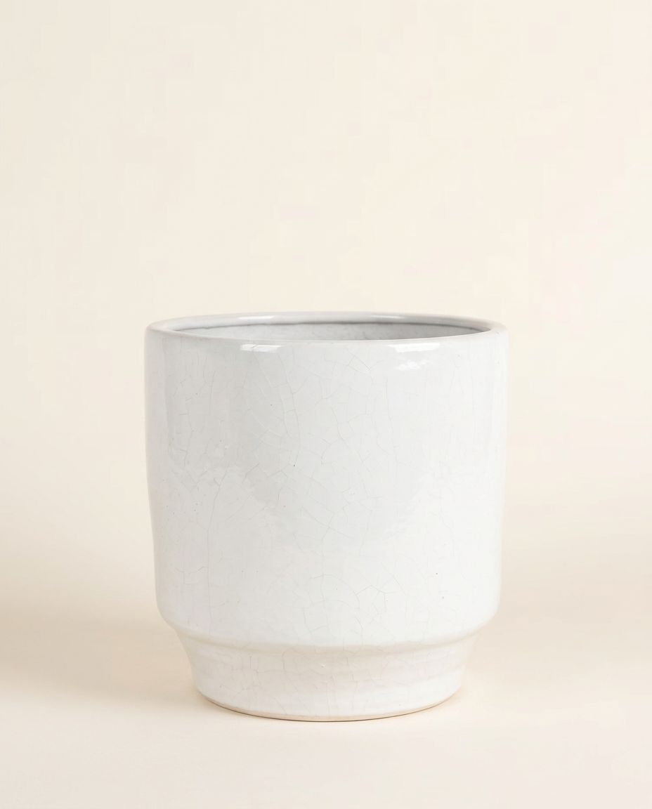 Diaz Pot White Ø 17 cm
