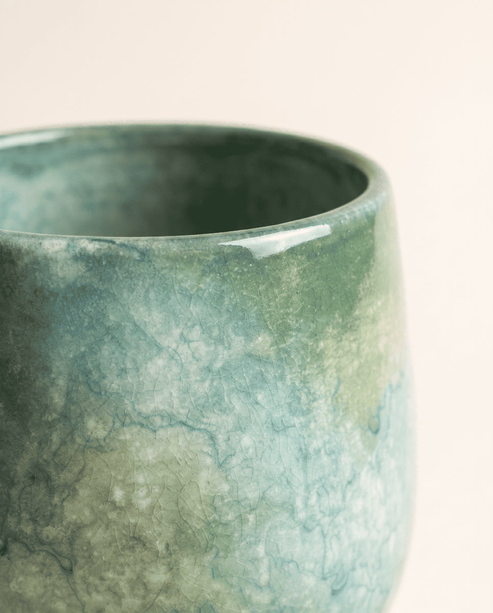 Hugo Pot Green Ø 16 cm
